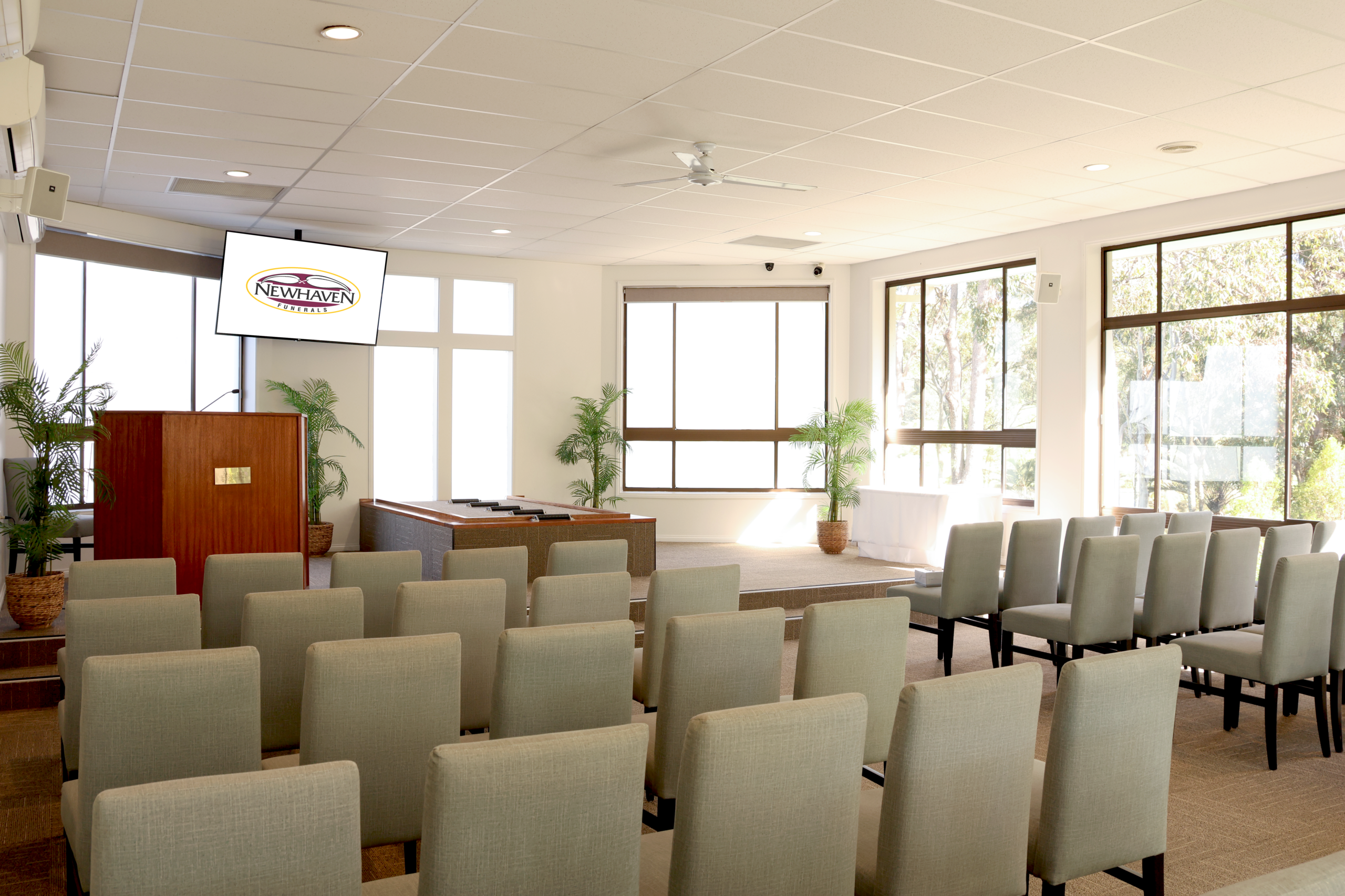 Inside Yellowwood Chapel
