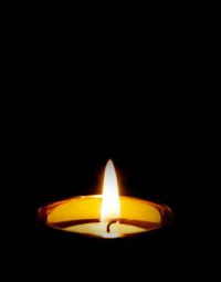 Candle With Black Background — Newhaven Funeral Home