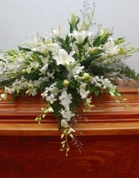 Flower And Coffin — Newhaven Funerals in Brisbane