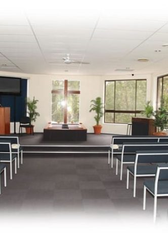 Empty Funeral Room — Newhaven Funerals in Brisbane