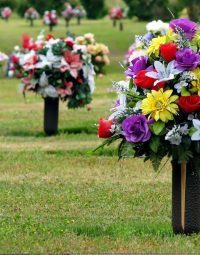 Flowers In Cemetery — Newhaven Funerals in Brisbane